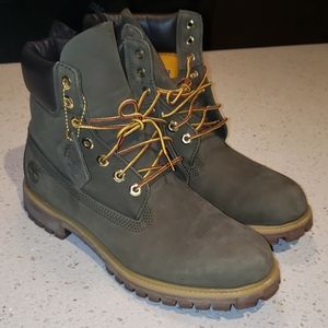 Timberland Men's Boots, Green, Size 10